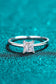 925 Sterling Silver Moissanite Solitaire Ring